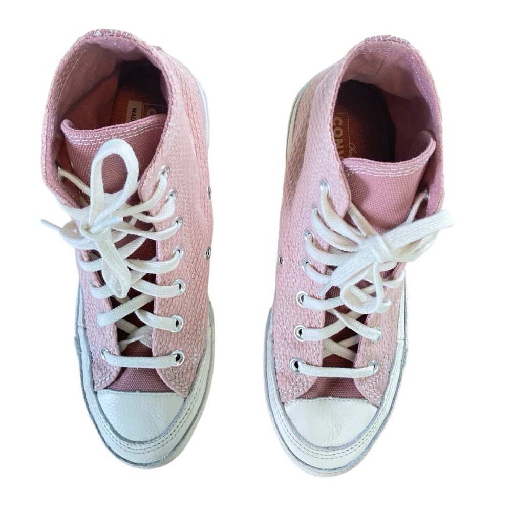 Converse Chuck 70 High Top All Star Sneakers Logo‎ Lace Up Pink (Size 8) - Picture 3 of 15